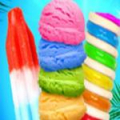 Rainbow Ice Cream And Popsicles 